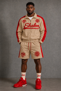 Eshalon Men’s Set (Tan + Red)