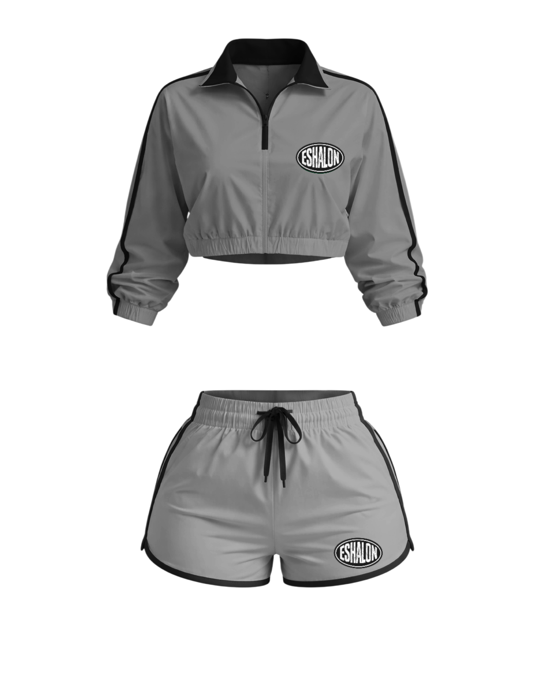 ESHALON GREY 2 PIECE WOMENS SET