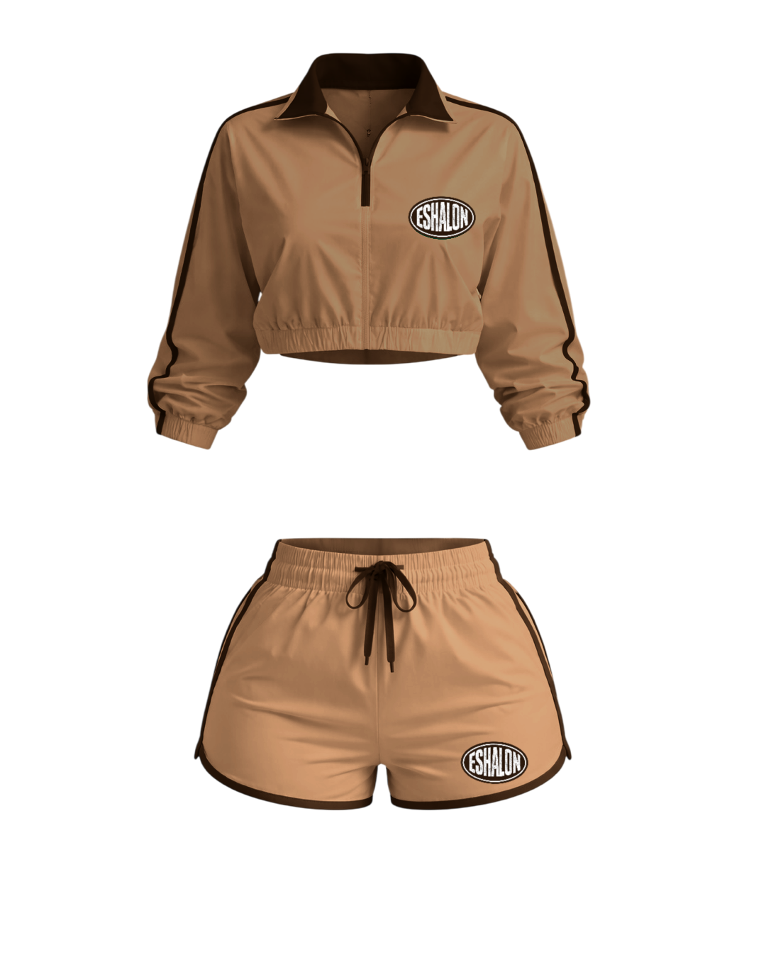 ESHALON TAN 2 PIECE WOMENS SET