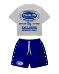 BLUE ESHALON MENS SHORT SETS