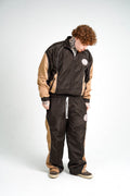 Brown Eshalon Windbreaker Set