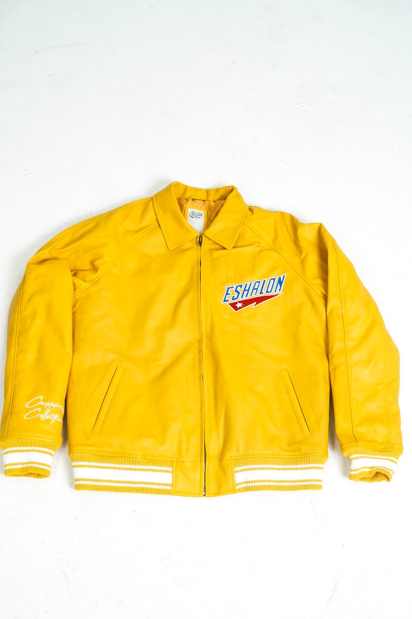 “Mustard” Eshalon Leather Jacket