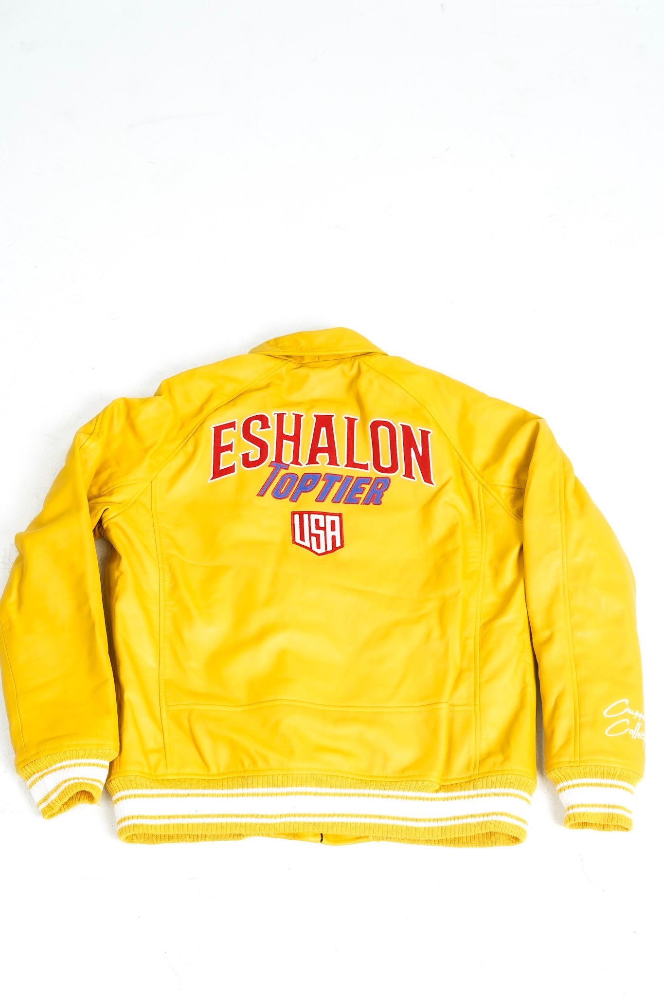 “Mustard” Eshalon Leather Jacket