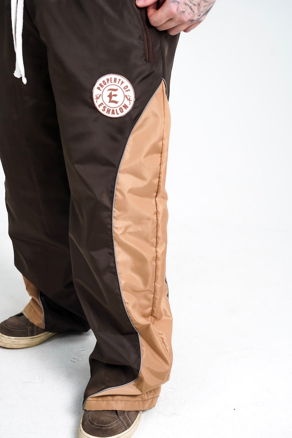 Brown Eshalon Windbreaker Set