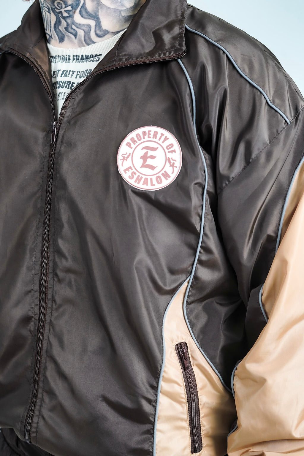 Brown Eshalon Windbreaker Set