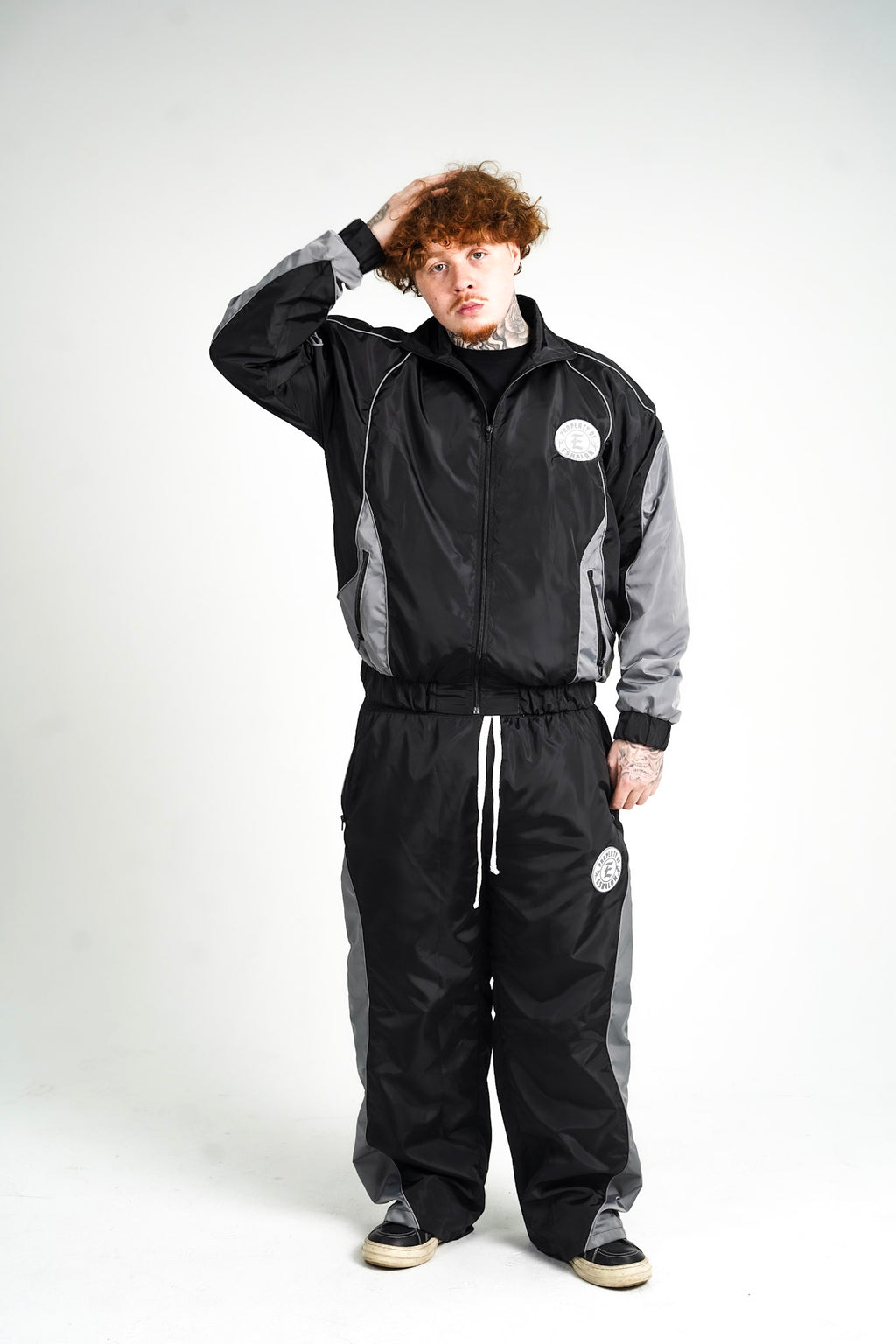 Black Eshalon Windbreaker Set